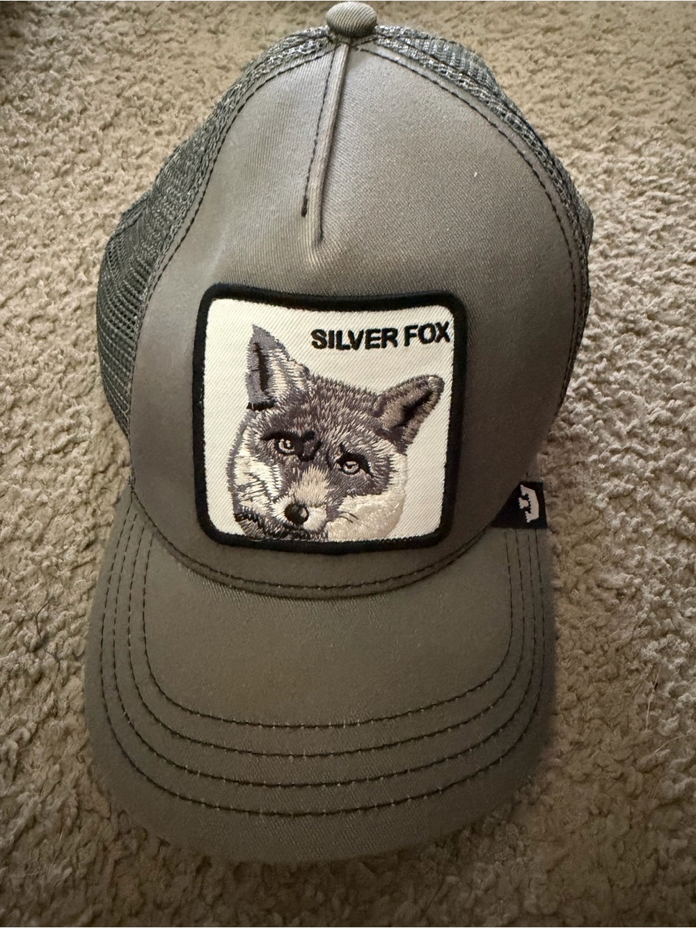 Goorin Bros Gray "Silver Fox" Trucker Hat